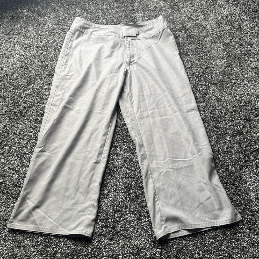 Patagonia Pants Womens 8 Gray Nylon Wide Leg Relaxed‎ Fit Travel Gorpcore Hiking